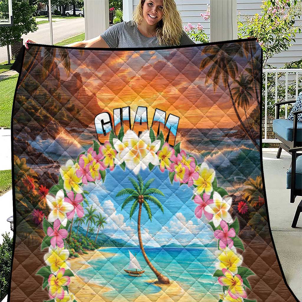Guam Quilt Eternal Summer Sunset Beach