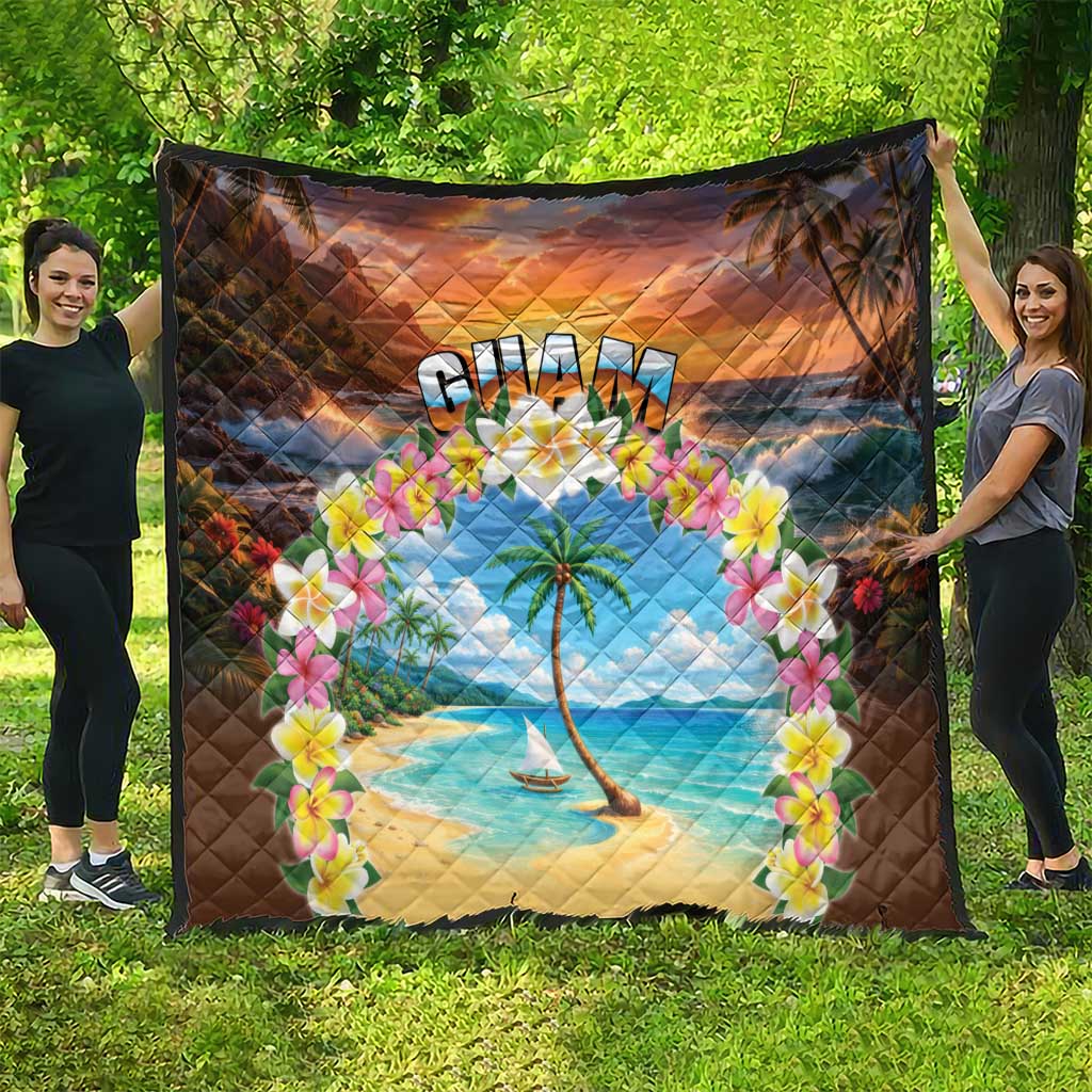 Guam Quilt Eternal Summer Sunset Beach LT05 - Polynesian Pride