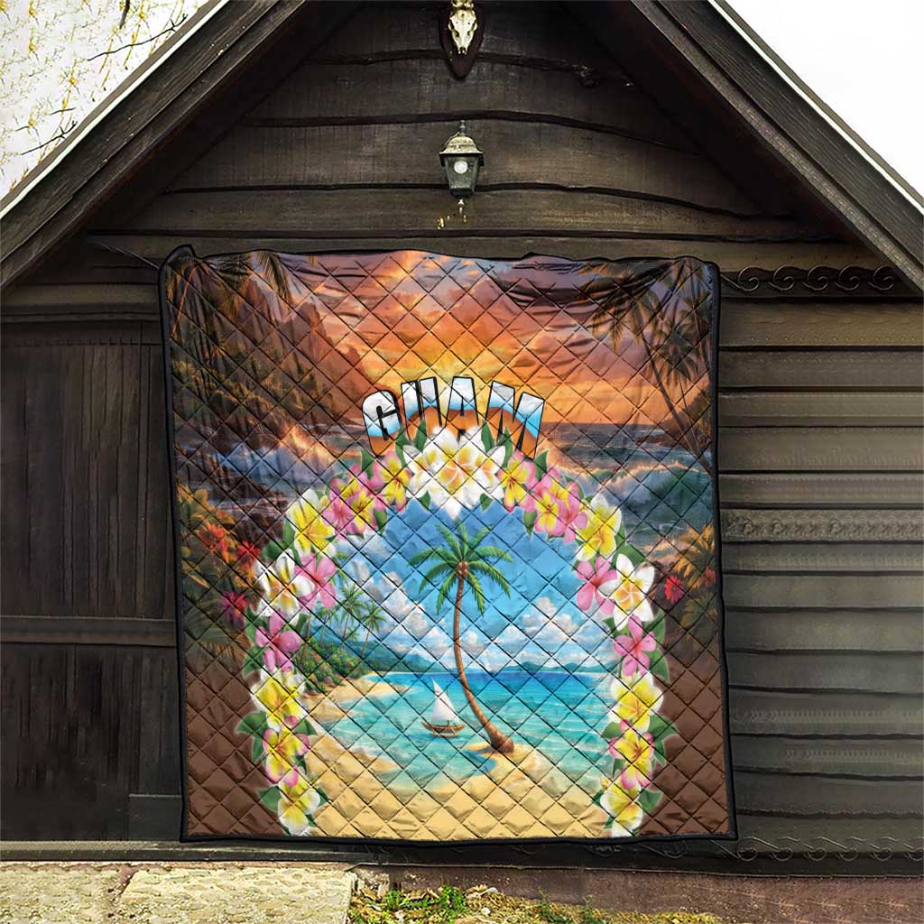 Guam Quilt Eternal Summer Sunset Beach LT05 - Polynesian Pride