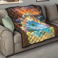 Guam Quilt Eternal Summer Sunset Beach LT05 - Polynesian Pride