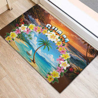 Guam Rubber Doormat Eternal Summer Sunset Beach