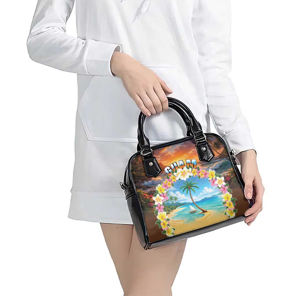 Guam Shoulder Handbag Eternal Summer Sunset Beach LT05 - Polynesian Pride