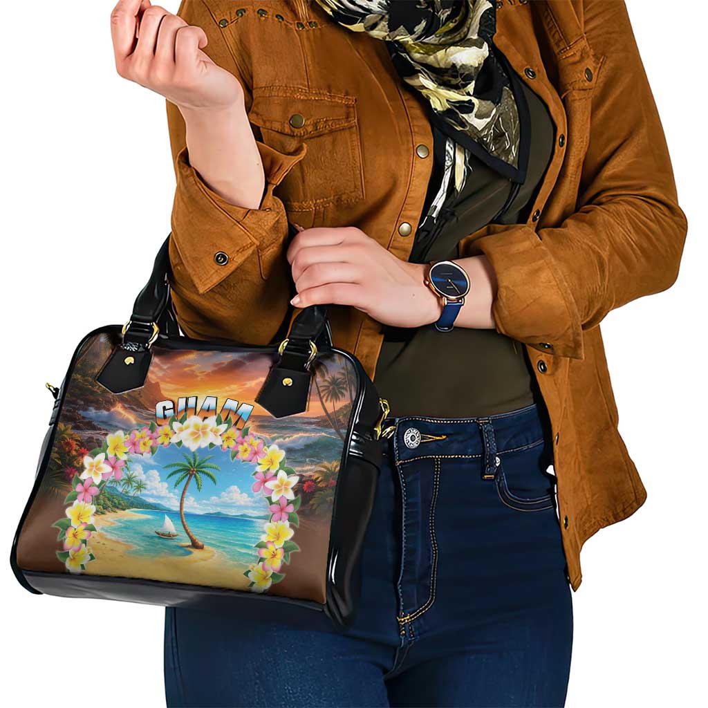 Guam Shoulder Handbag Eternal Summer Sunset Beach LT05 - Polynesian Pride