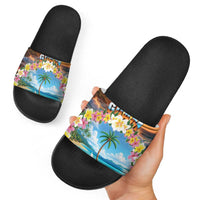 Guam Slide Sandals Eternal Summer Sunset Beach LT05 - Polynesian Pride