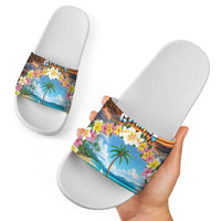 Guam Slide Sandals Eternal Summer Sunset Beach LT05 - Polynesian Pride