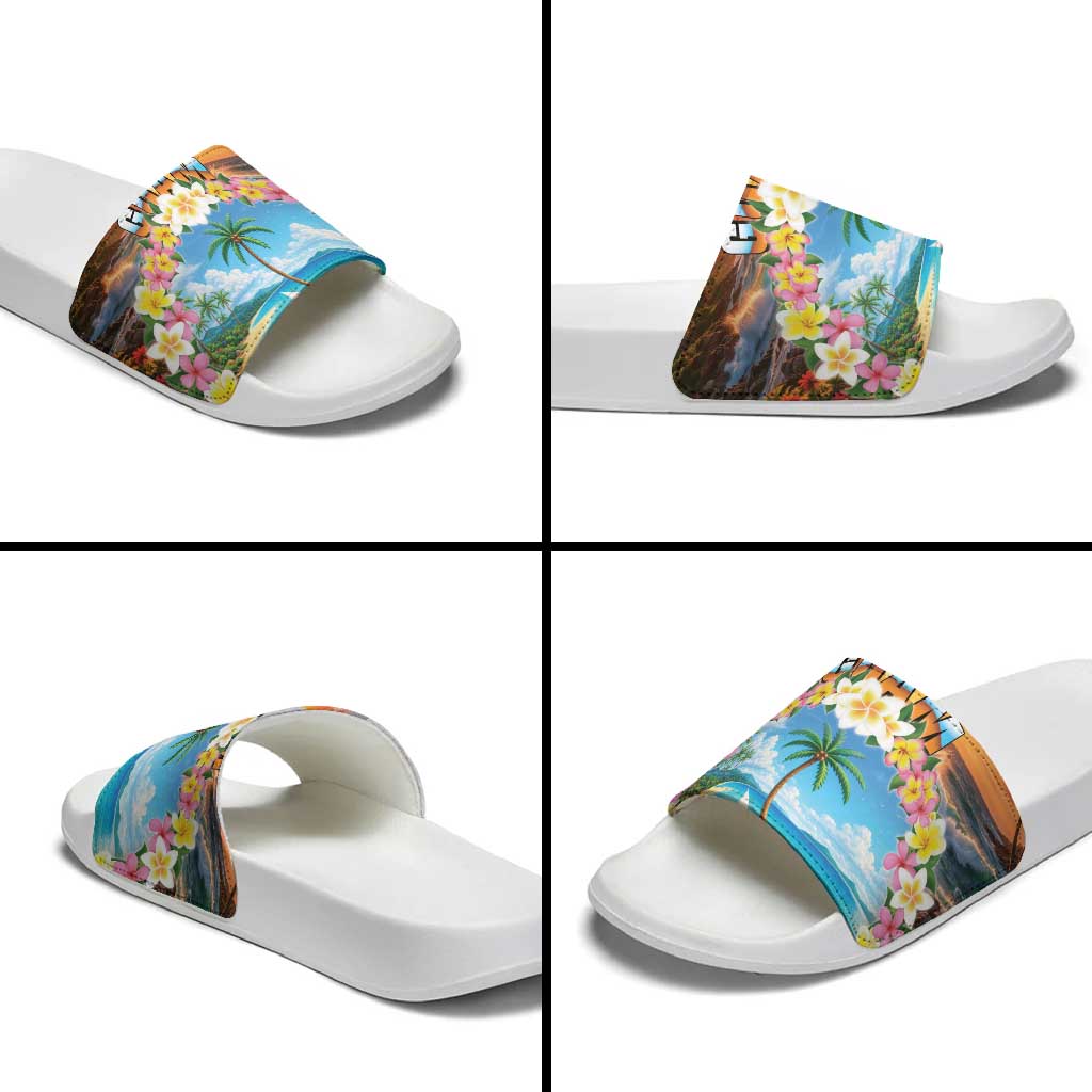 Guam Slide Sandals Eternal Summer Sunset Beach LT05 - Polynesian Pride