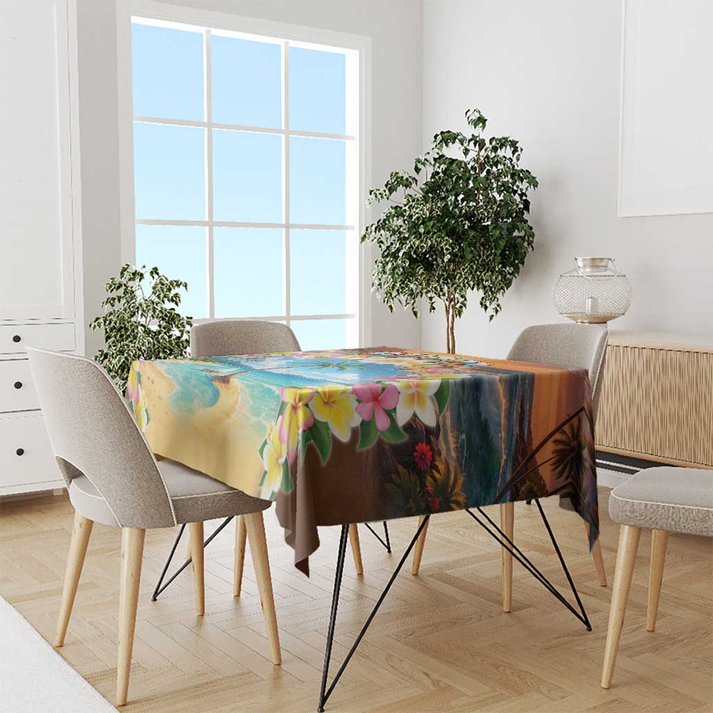 Guam Tablecloth Eternal Summer Sunset Beach LT05 - Polynesian Pride