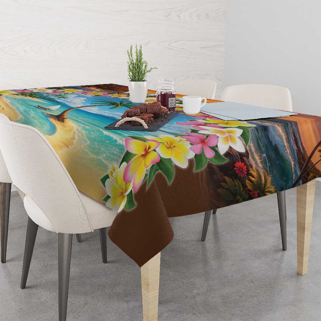 Guam Tablecloth Eternal Summer Sunset Beach LT05 - Polynesian Pride