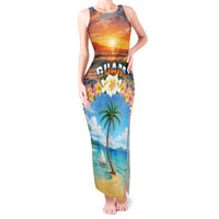 Guam Tank Maxi Dress Eternal Summer Sunset Beach LT05 Women Colorful - Polynesian Pride