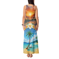 Guam Tank Maxi Dress Eternal Summer Sunset Beach LT05 - Polynesian Pride