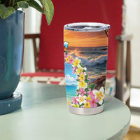 Guam Tumbler Cup Eternal Summer Sunset Beach LT05 - Polynesian Pride
