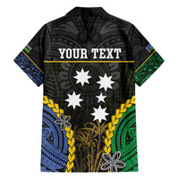 Personalised South Sea Islanders And Solomon Islands Family Matching Off Shoulder Maxi Dress and Hawaiian Shirt Kanakas Polynesian Pattern