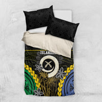 South Sea Islanders And Vanuatu Bedding Set Kanakas Sand Drawing Pattern