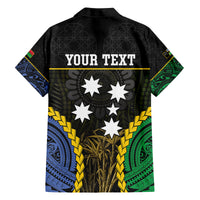 Personalised South Sea Islanders And Vanuatu Family Matching Tank Maxi Dress and Hawaiian Shirt Kanakas Sand Drawing Pattern