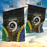 South Sea Islanders And Vanuatu Garden Flag Kanakas Sand Drawing Pattern LT05 - Polynesian Pride
