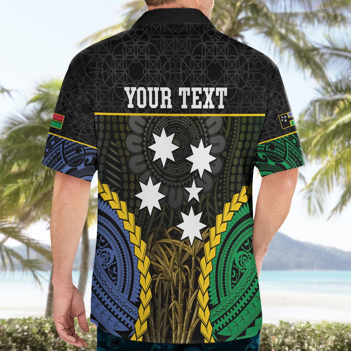 Personalised South Sea Islanders And Vanuatu Hawaiian Shirt Kanakas Sand Drawing Pattern LT05 - Polynesian Pride