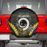 South Sea Islanders And Vanuatu Spare Tire Cover Kanakas Sand Drawing Pattern LT05 - Polynesian Pride