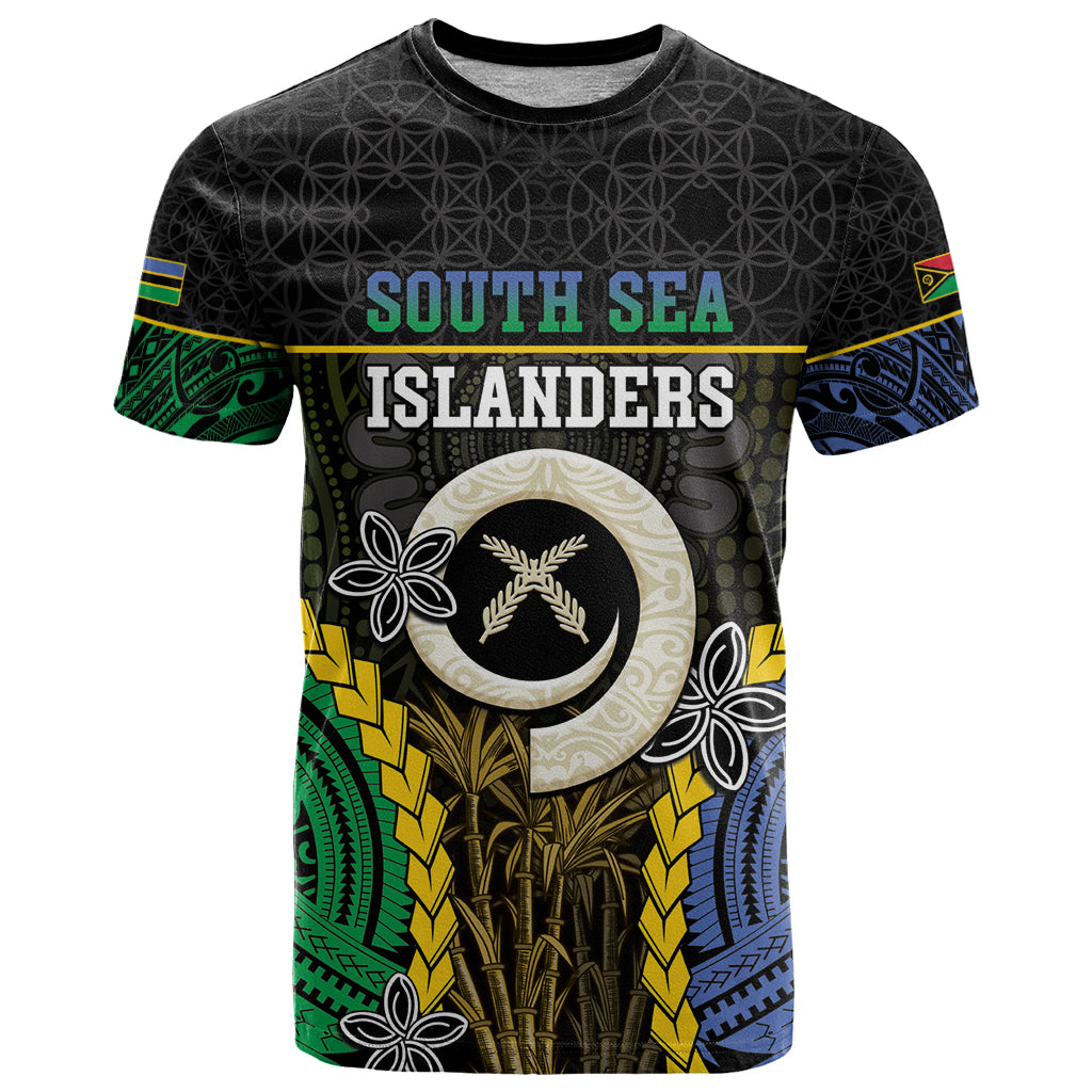 Personalised South Sea Islanders And Vanuatu T Shirt Kanakas Sand Drawing Pattern
