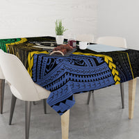 South Sea Islanders And Vanuatu Tablecloth Kanakas Sand Drawing Pattern LT05 - Polynesian Pride