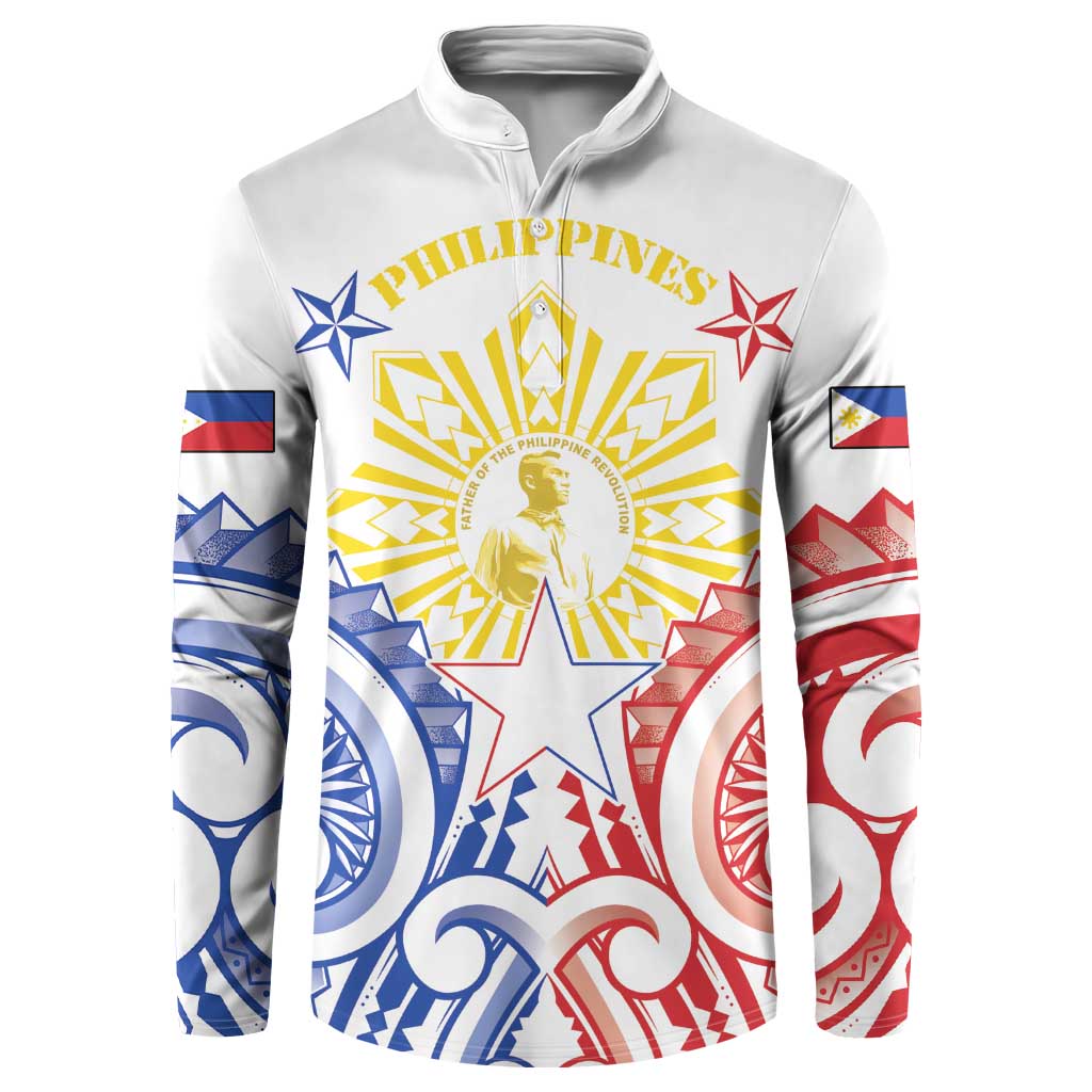 Philippines Button Sweatshirt Katipunan Andres Bonifacio