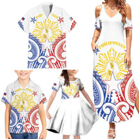 Philippines Family Matching Summer Maxi Dress and Hawaiian Shirt Katipunan Andres Bonifacio