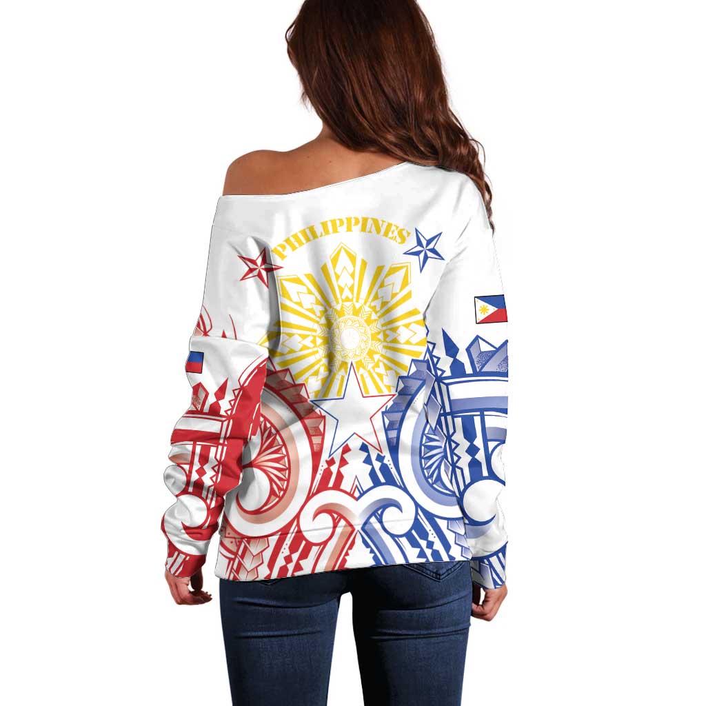 Philippines Off Shoulder Sweater Katipunan Andres Bonifacio