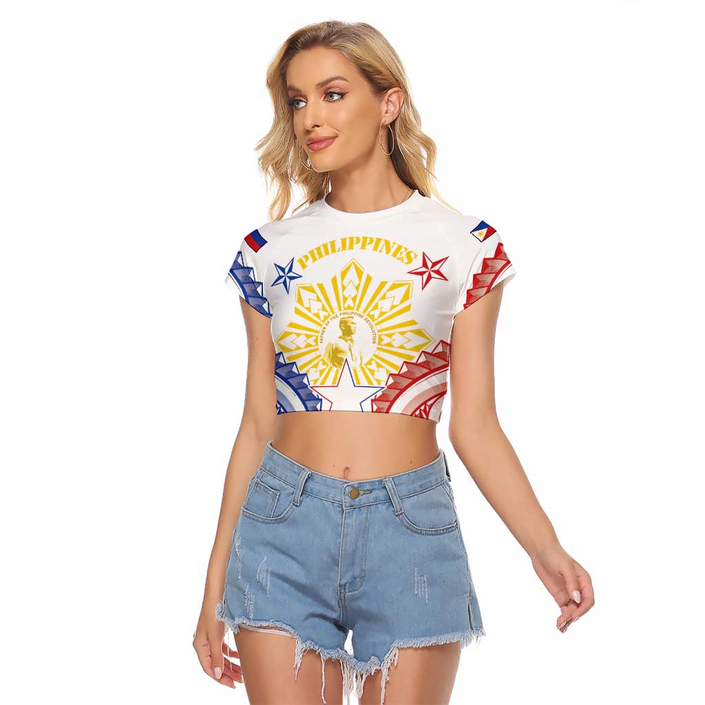 Philippines Raglan Cropped T Shirt Katipunan Andres Bonifacio