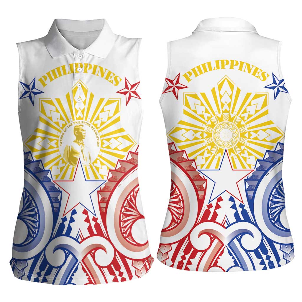 Philippines Women Sleeveless Polo Shirt Katipunan Andres Bonifacio