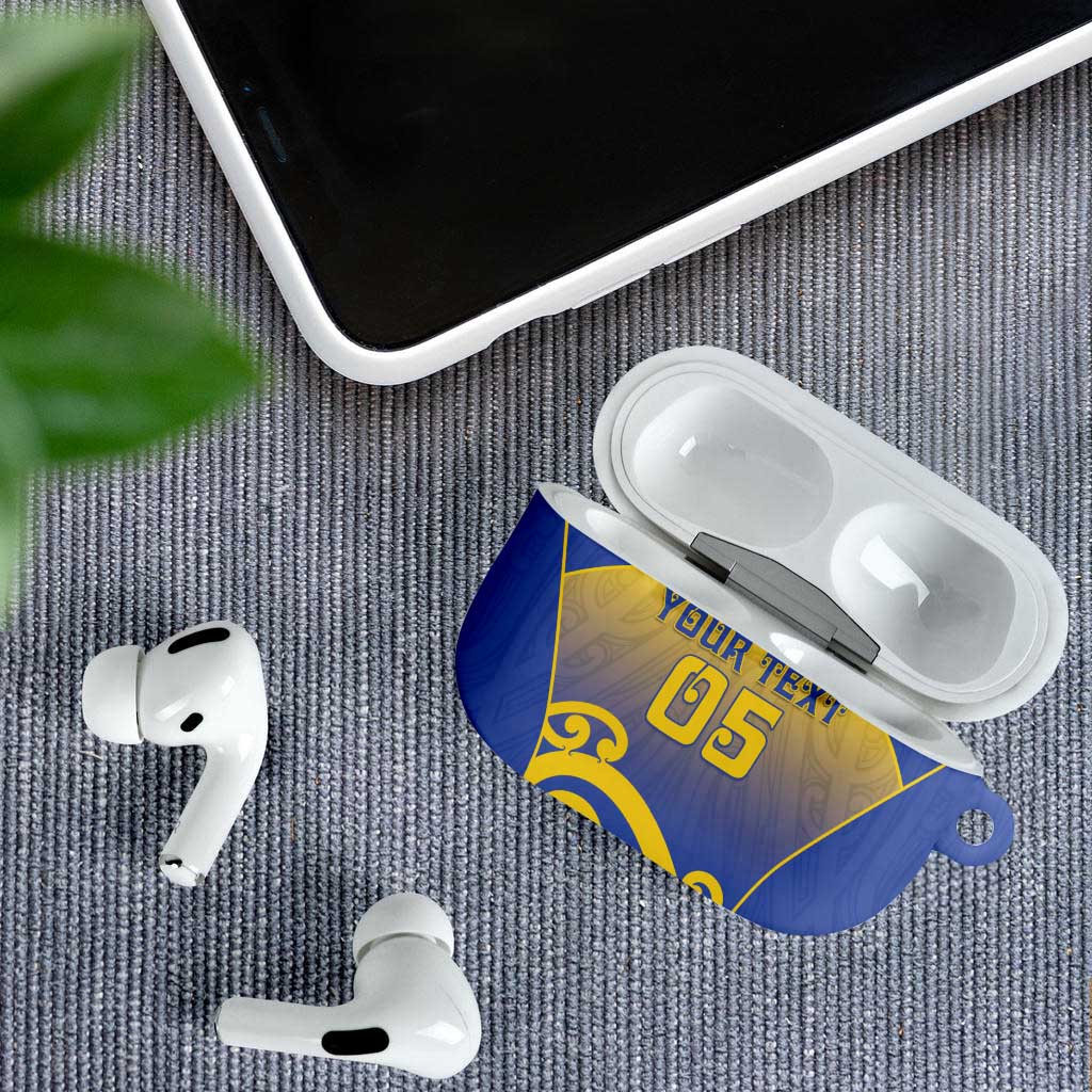 Custom James Cook High School AirPods Case Maori Koru Pattern LT05 - Polynesian Pride