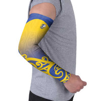 Custom James Cook High School Arm Sleeves Maori Koru Pattern LT05 - Polynesian Pride