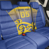 Custom James Cook High School Back Car Seat Cover Maori Koru Pattern LT05 - Polynesian Pride