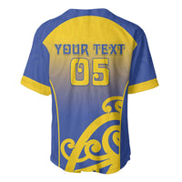 Custom James Cook High School Baseball Jersey Maori Koru Pattern LT05 - Polynesian Pride