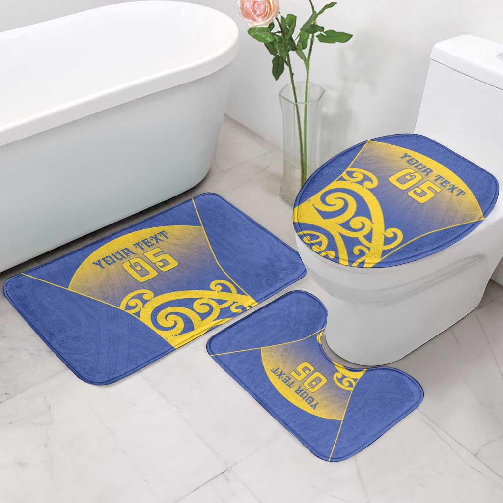 Custom James Cook High School Bathroom Set Maori Koru Pattern LT05 - Polynesian Pride
