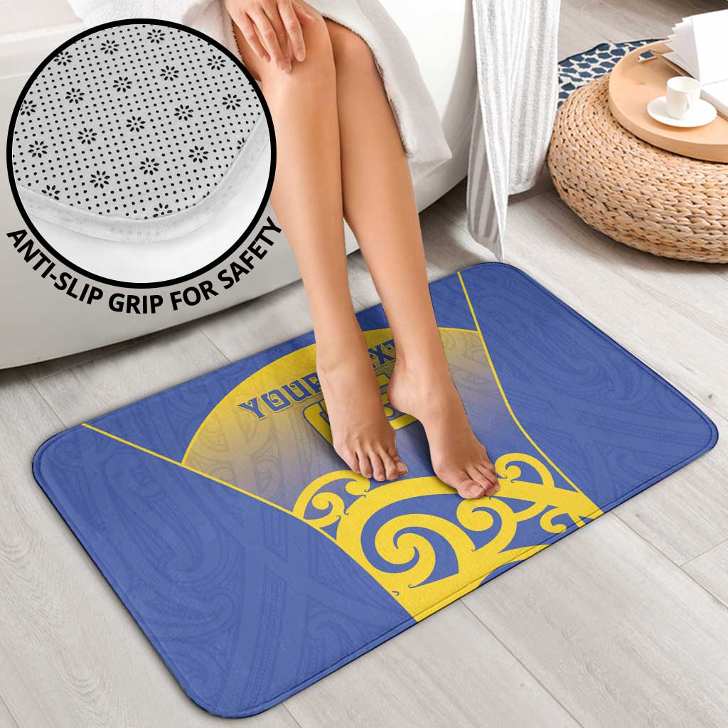 Custom James Cook High School Bathroom Set Maori Koru Pattern LT05 - Polynesian Pride
