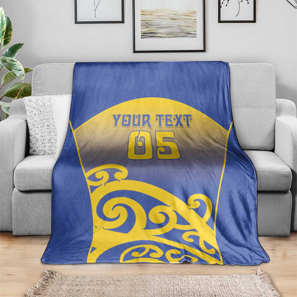 Custom James Cook High School Blanket Maori Koru Pattern LT05 - Polynesian Pride