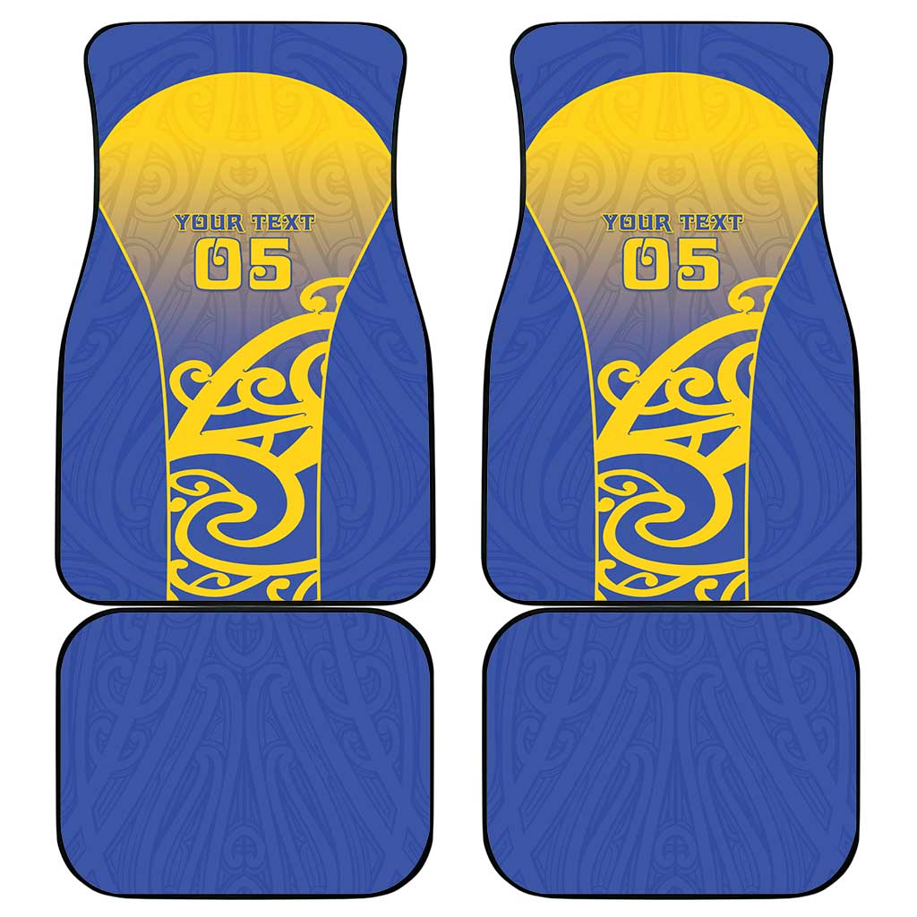 Custom James Cook High School Car Mats Maori Koru Pattern LT05 - Polynesian Pride