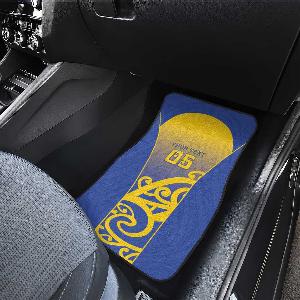 Custom James Cook High School Car Mats Maori Koru Pattern LT05 - Polynesian Pride