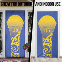 Custom James Cook High School Door Cover Maori Koru Pattern LT05 - Polynesian Pride