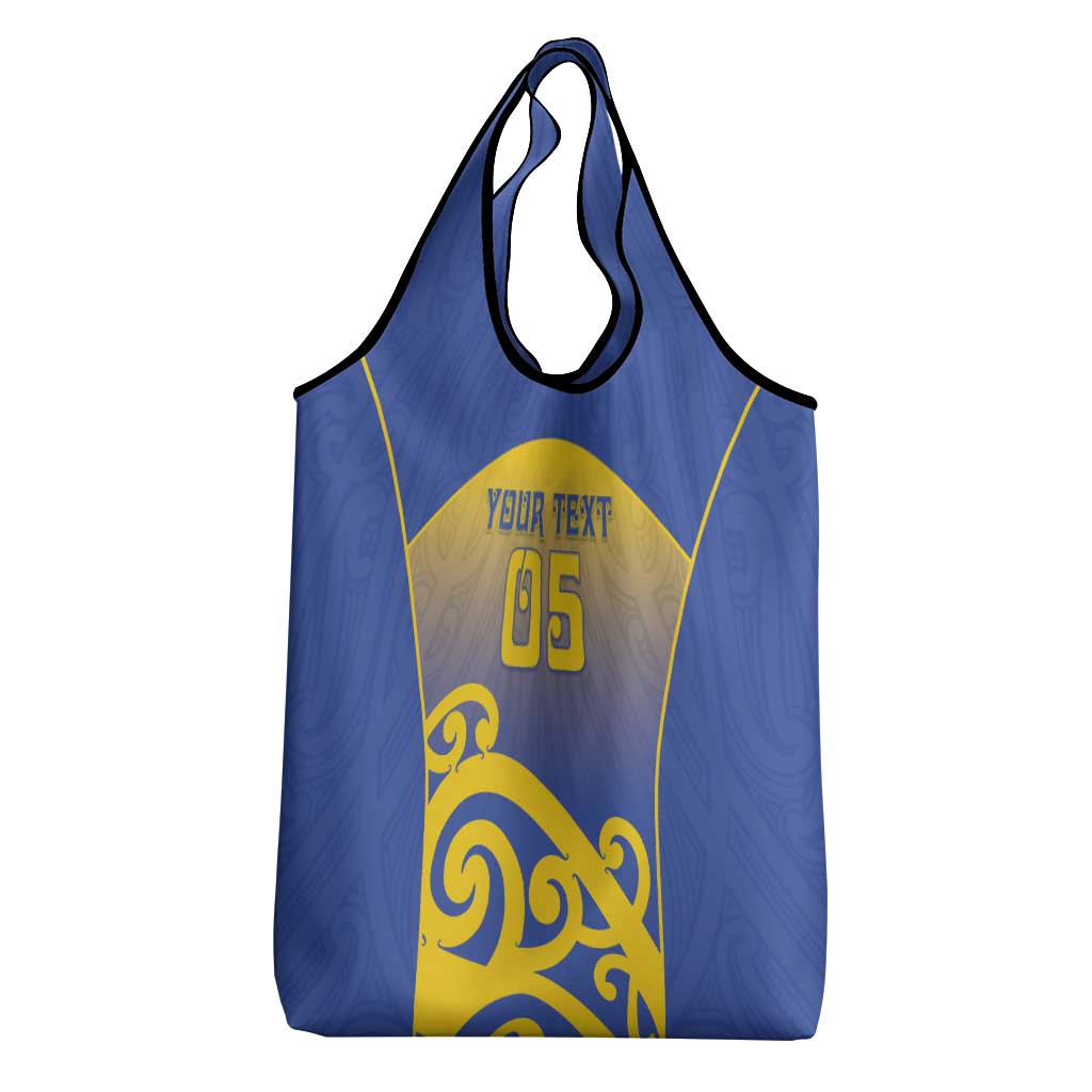 Custom James Cook High School Grocery Bag Maori Koru Pattern LT05 - Polynesian Pride