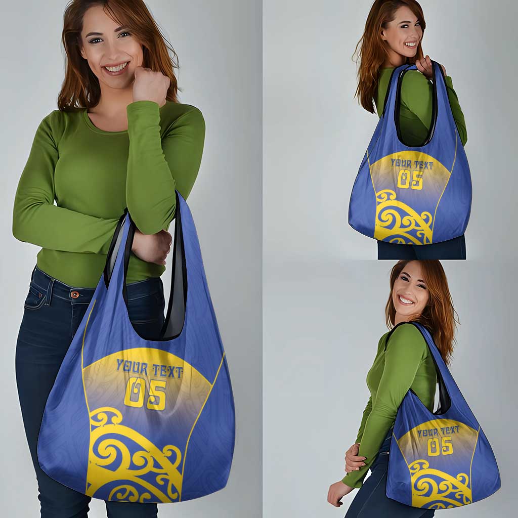 Custom James Cook High School Grocery Bag Maori Koru Pattern LT05 - Polynesian Pride