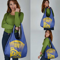 Custom James Cook High School Grocery Bag Maori Koru Pattern LT05 - Polynesian Pride