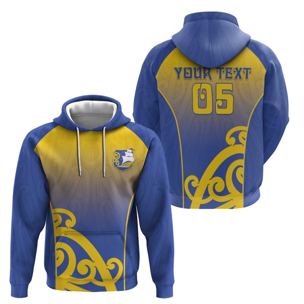 Custom James Cook High School Hoodie Maori Koru Pattern LT05 - Polynesian Pride