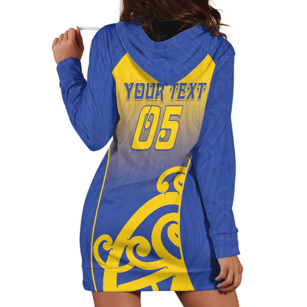Custom James Cook High School Hoodie Dress Maori Koru Pattern LT05 - Polynesian Pride