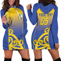 Custom James Cook High School Hoodie Dress Maori Koru Pattern LT05 - Polynesian Pride