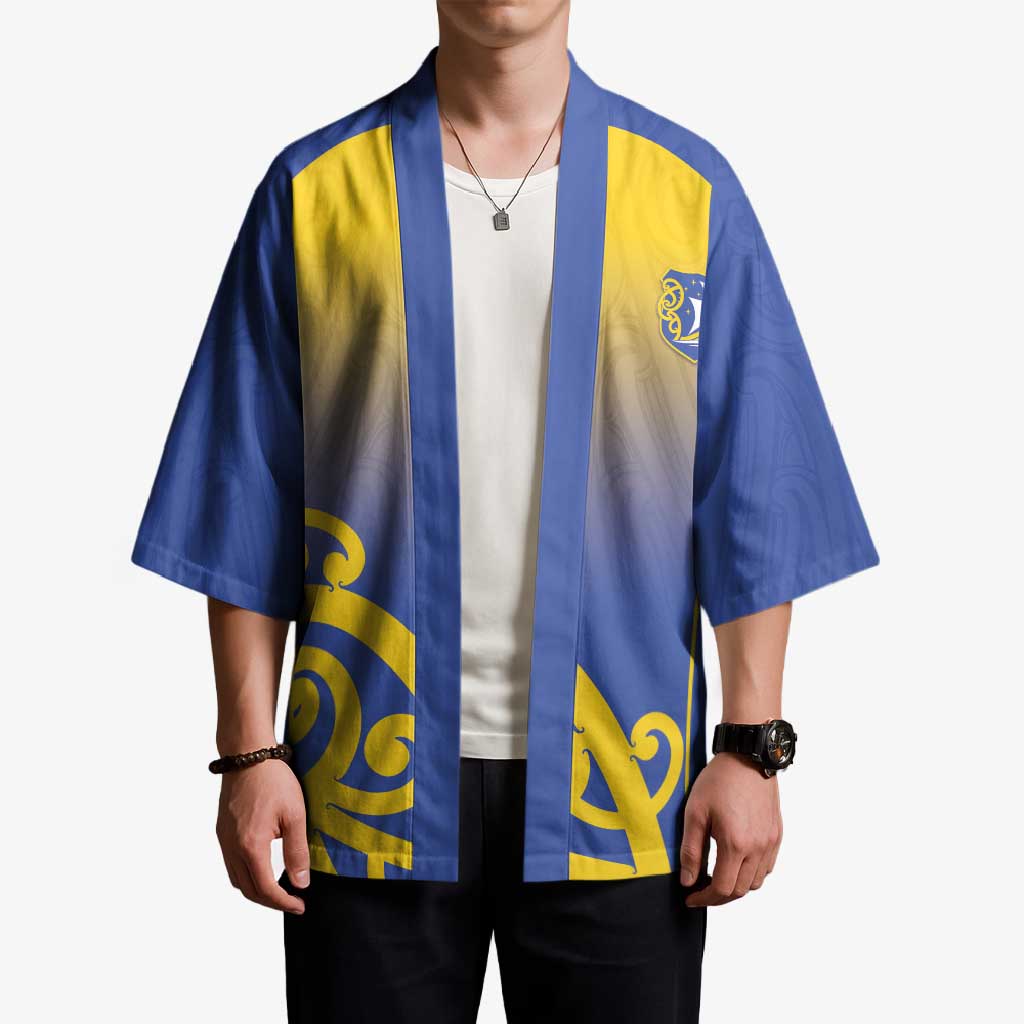 Custom James Cook High School Kimono Maori Koru Pattern LT05 - Polynesian Pride