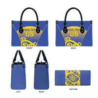 Custom James Cook High School Leather Bag Maori Koru Pattern LT05 - Polynesian Pride