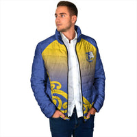 Custom James Cook High School Padded Jacket Maori Koru Pattern LT05 - Polynesian Pride