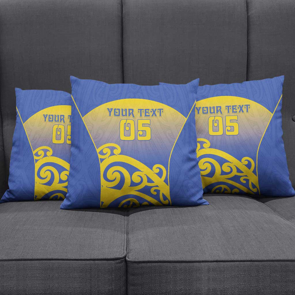 Custom James Cook High School Pillow Cover Maori Koru Pattern LT05 - Polynesian Pride
