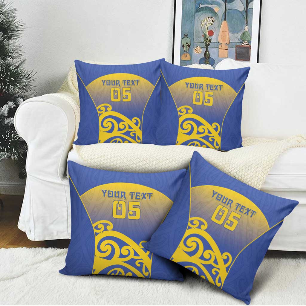 Custom James Cook High School Pillow Cover Maori Koru Pattern LT05 - Polynesian Pride
