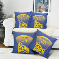 Custom James Cook High School Pillow Cover Maori Koru Pattern LT05 - Polynesian Pride